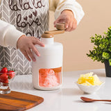 Ice Crusher in use