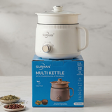 🍲 2L Multifunction Electric Kettle with Steamer & Egg Rack