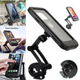 Bike Phone Holder mounted on handlebar